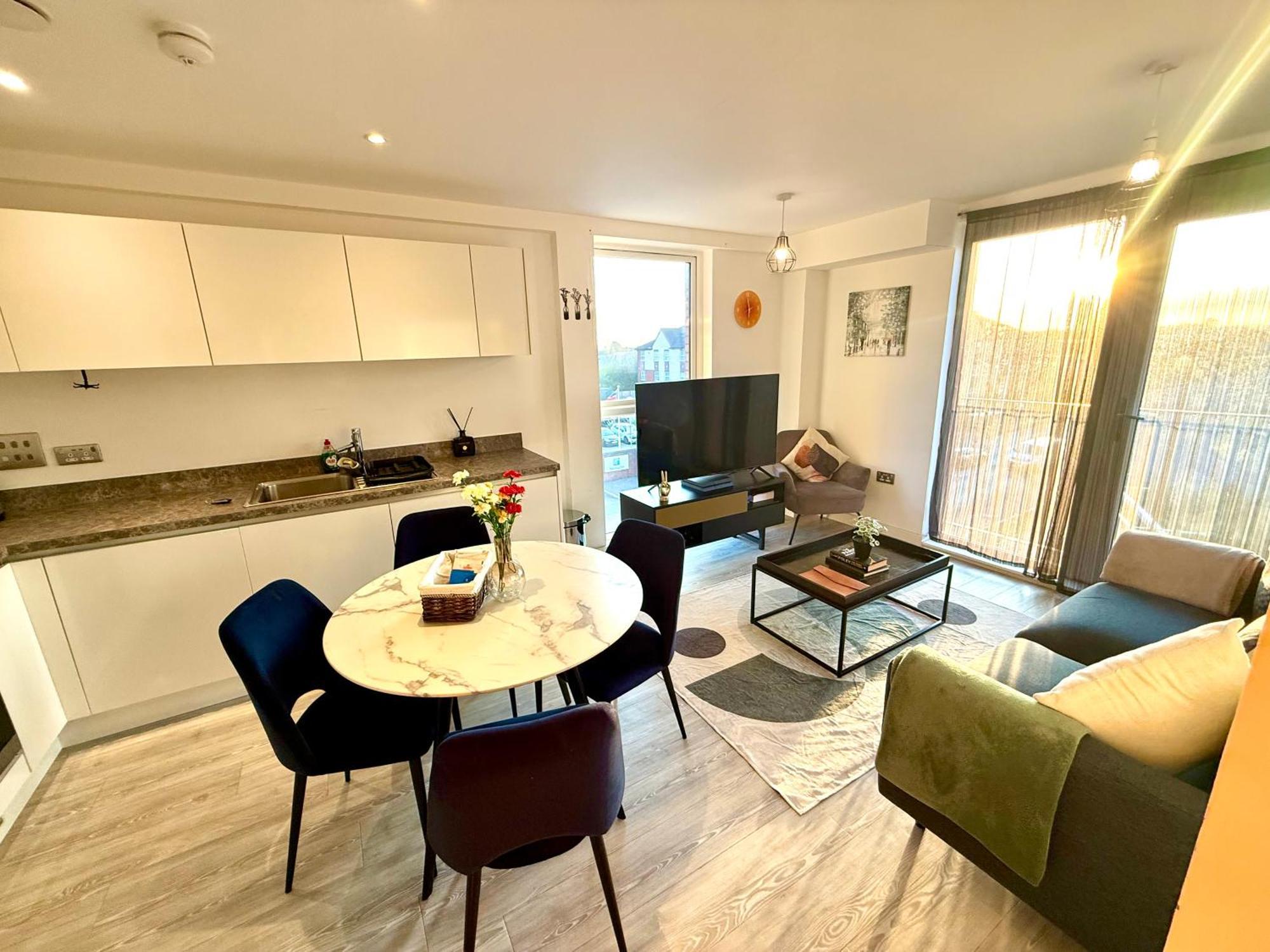 Relaxing 1-Bed Flat In Salford With Street Parking Apartment Manchester Luaran gambar